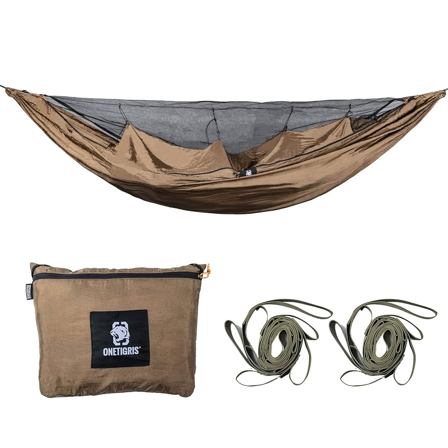 ONETIGRIS ハンモック Amazon.com: OneTigris KOMPOUND Camping Hammock with Net